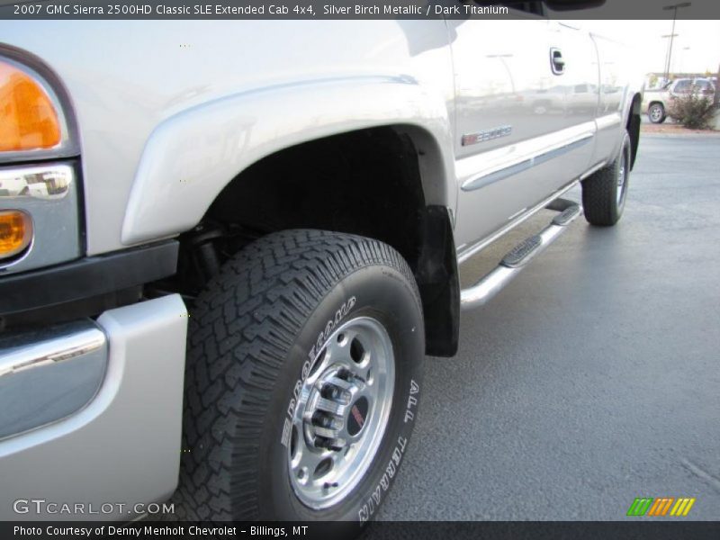 Silver Birch Metallic / Dark Titanium 2007 GMC Sierra 2500HD Classic SLE Extended Cab 4x4