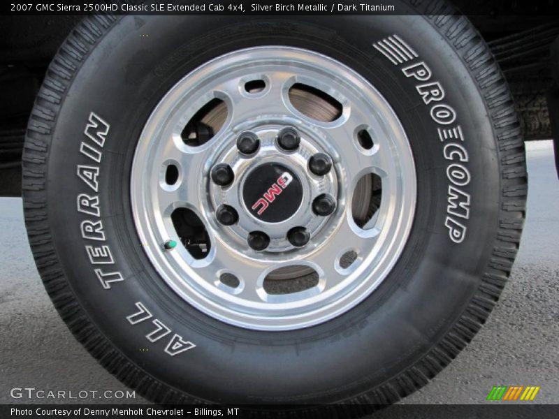 Silver Birch Metallic / Dark Titanium 2007 GMC Sierra 2500HD Classic SLE Extended Cab 4x4