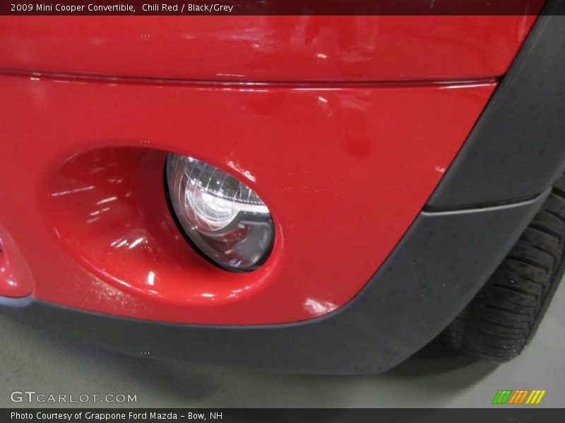 Chili Red / Black/Grey 2009 Mini Cooper Convertible