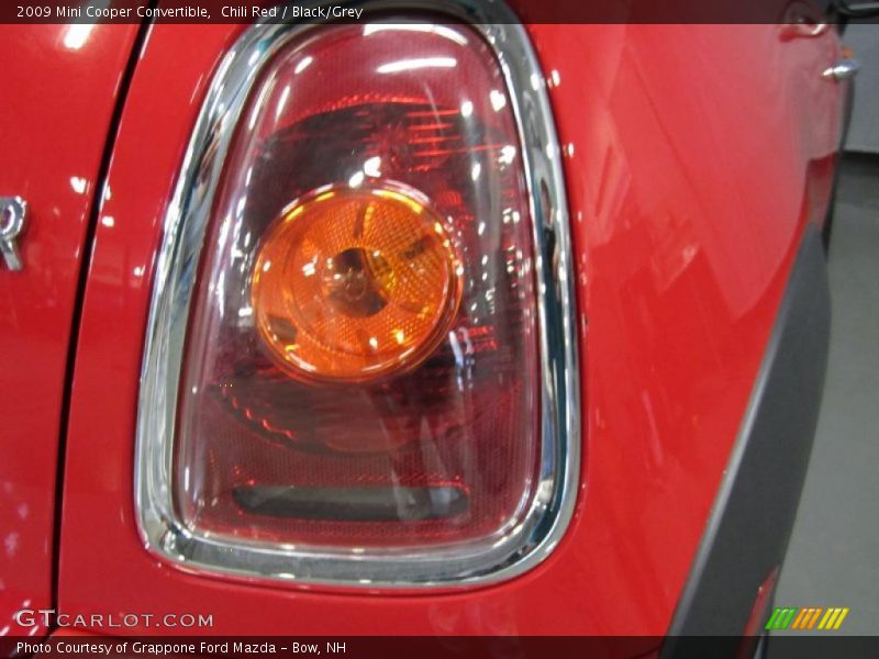Chili Red / Black/Grey 2009 Mini Cooper Convertible