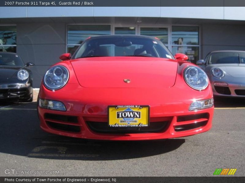 Guards Red / Black 2007 Porsche 911 Targa 4S