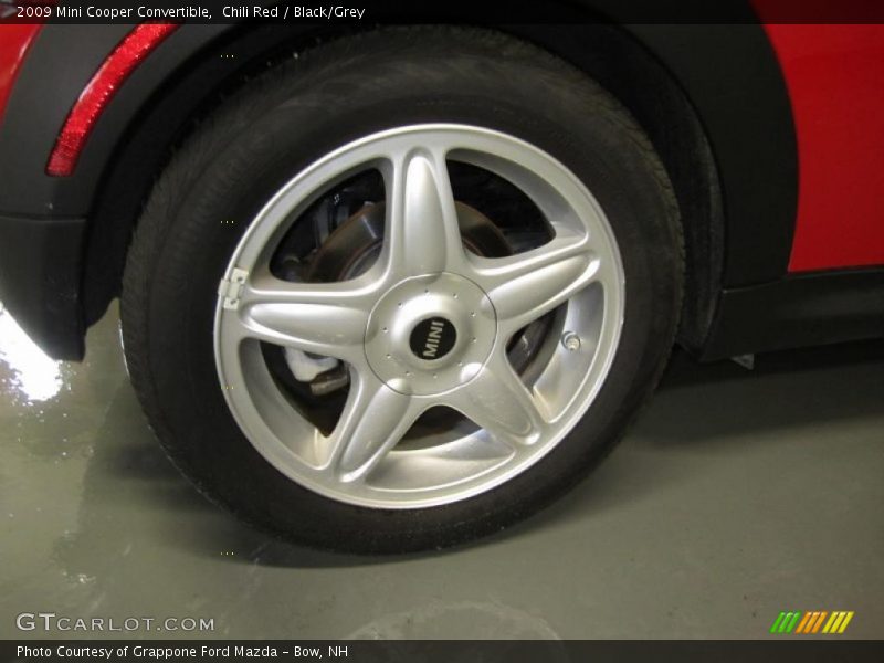 Chili Red / Black/Grey 2009 Mini Cooper Convertible