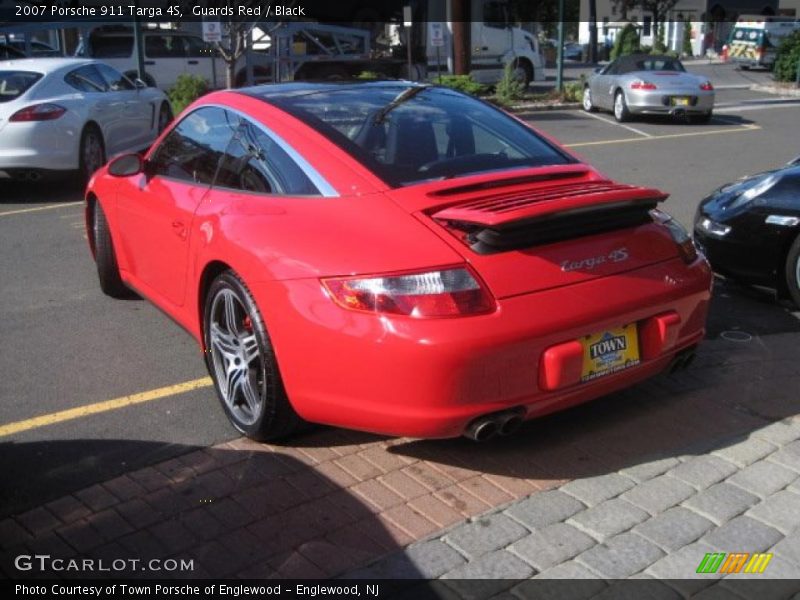 Guards Red / Black 2007 Porsche 911 Targa 4S