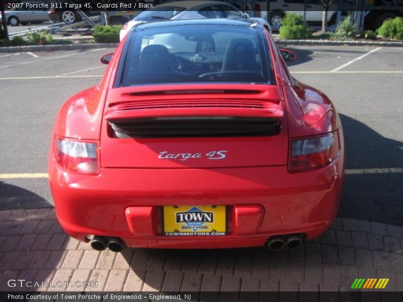 Guards Red / Black 2007 Porsche 911 Targa 4S