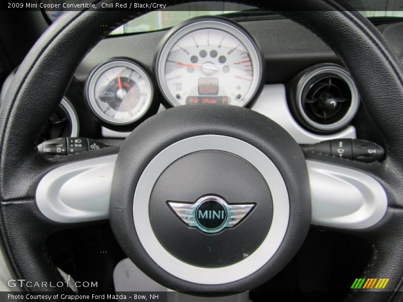 Chili Red / Black/Grey 2009 Mini Cooper Convertible