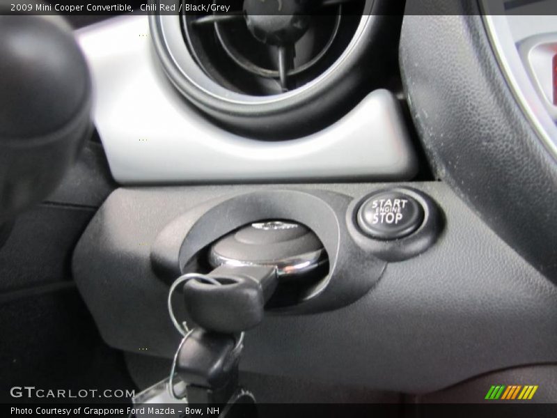 Chili Red / Black/Grey 2009 Mini Cooper Convertible