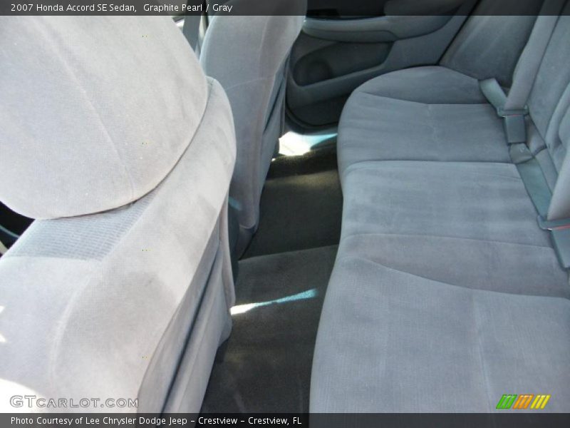 Graphite Pearl / Gray 2007 Honda Accord SE Sedan