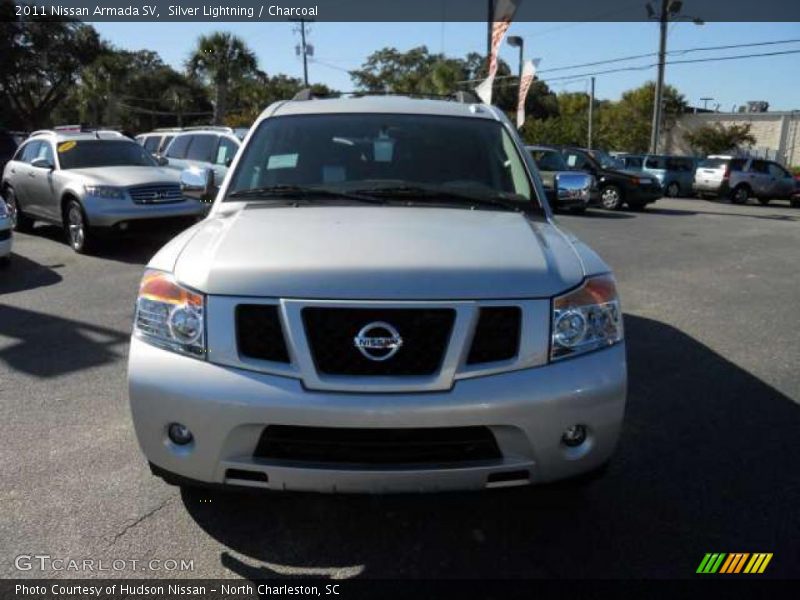 Silver Lightning / Charcoal 2011 Nissan Armada SV