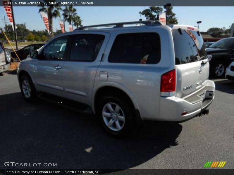 Silver Lightning / Charcoal 2011 Nissan Armada SV