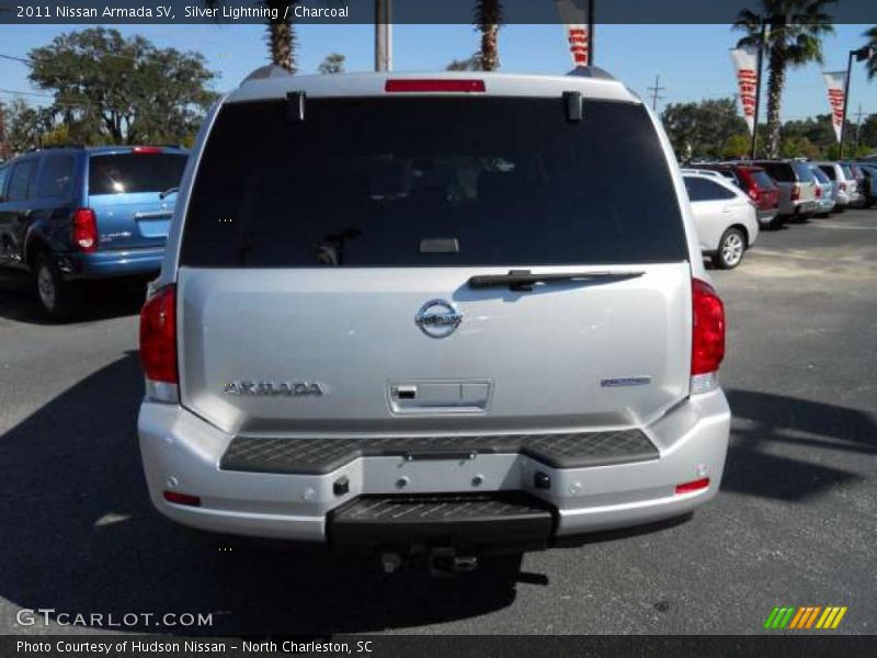 Silver Lightning / Charcoal 2011 Nissan Armada SV