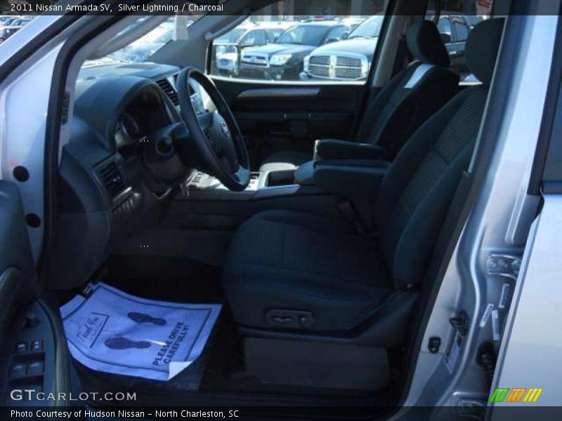 Silver Lightning / Charcoal 2011 Nissan Armada SV