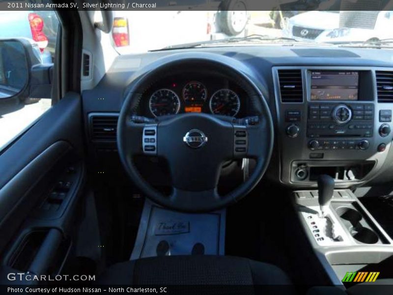 Silver Lightning / Charcoal 2011 Nissan Armada SV