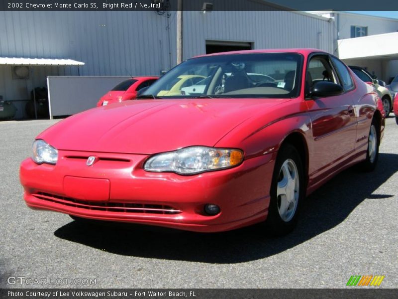 Bright Red / Neutral 2002 Chevrolet Monte Carlo SS