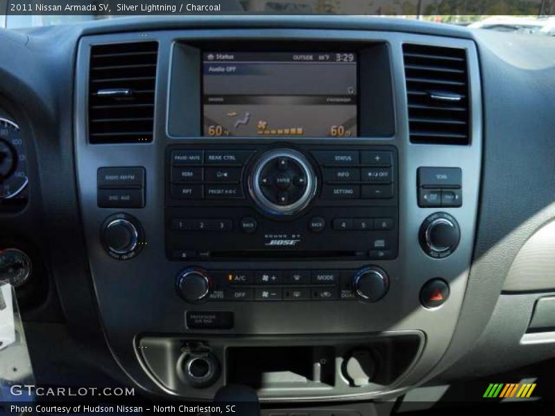 Silver Lightning / Charcoal 2011 Nissan Armada SV