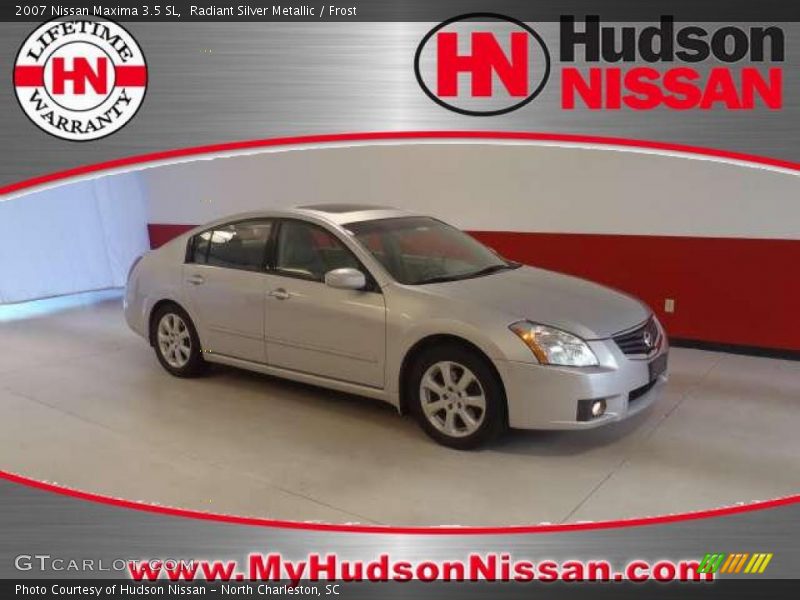 Radiant Silver Metallic / Frost 2007 Nissan Maxima 3.5 SL
