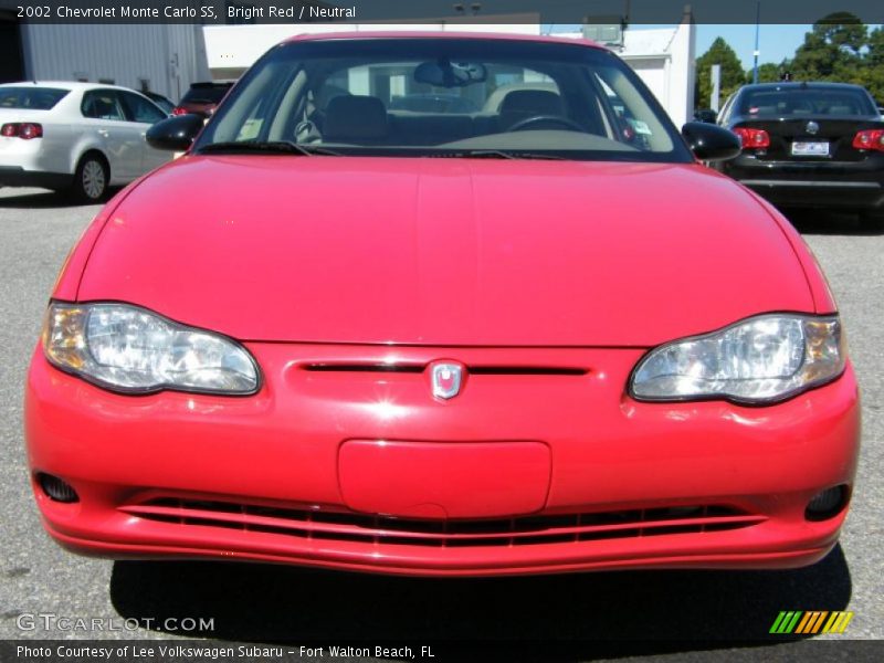 Bright Red / Neutral 2002 Chevrolet Monte Carlo SS
