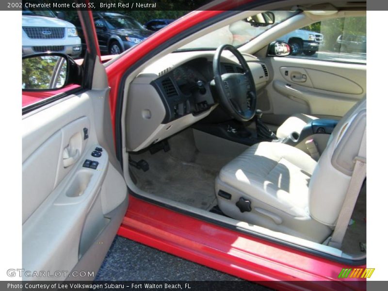 Bright Red / Neutral 2002 Chevrolet Monte Carlo SS