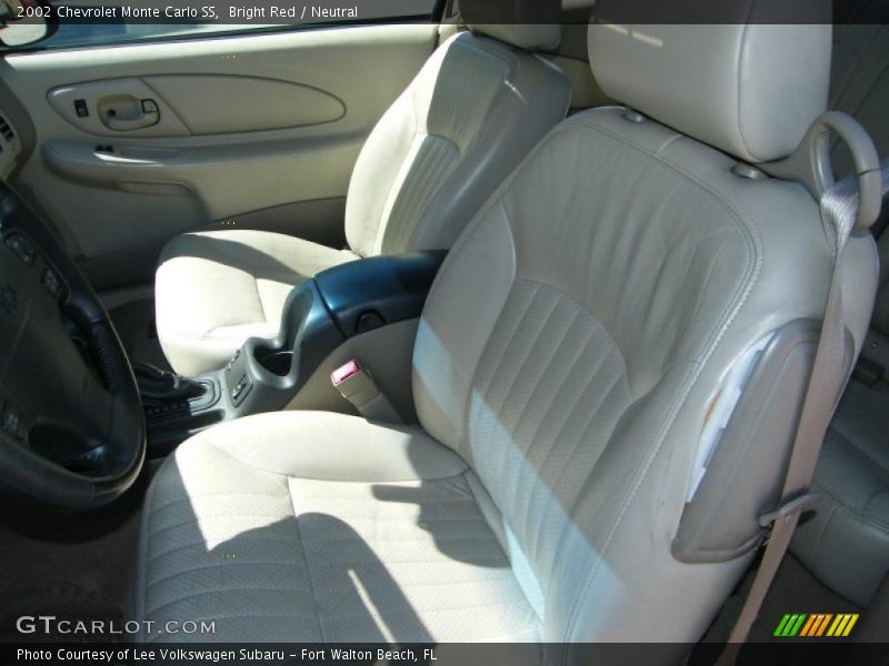 Bright Red / Neutral 2002 Chevrolet Monte Carlo SS