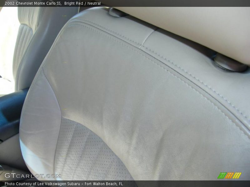 Bright Red / Neutral 2002 Chevrolet Monte Carlo SS