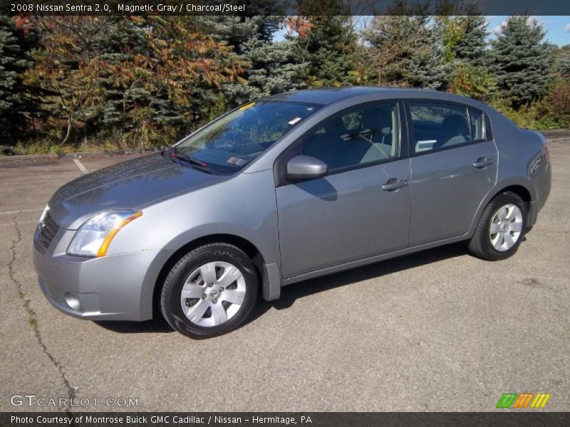 Magnetic Gray / Charcoal/Steel 2008 Nissan Sentra 2.0
