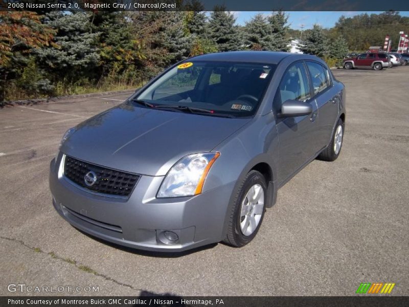 Magnetic Gray / Charcoal/Steel 2008 Nissan Sentra 2.0