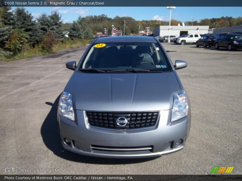 Magnetic Gray / Charcoal/Steel 2008 Nissan Sentra 2.0
