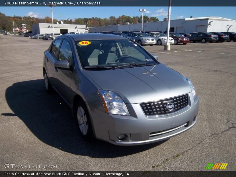 Magnetic Gray / Charcoal/Steel 2008 Nissan Sentra 2.0