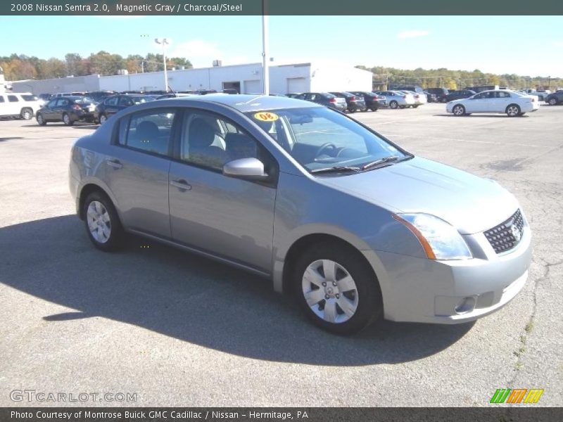 Magnetic Gray / Charcoal/Steel 2008 Nissan Sentra 2.0