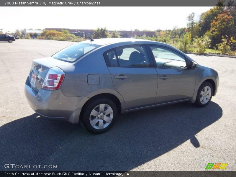 Magnetic Gray / Charcoal/Steel 2008 Nissan Sentra 2.0