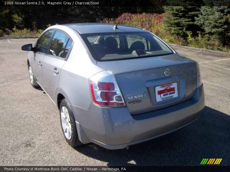 Magnetic Gray / Charcoal/Steel 2008 Nissan Sentra 2.0