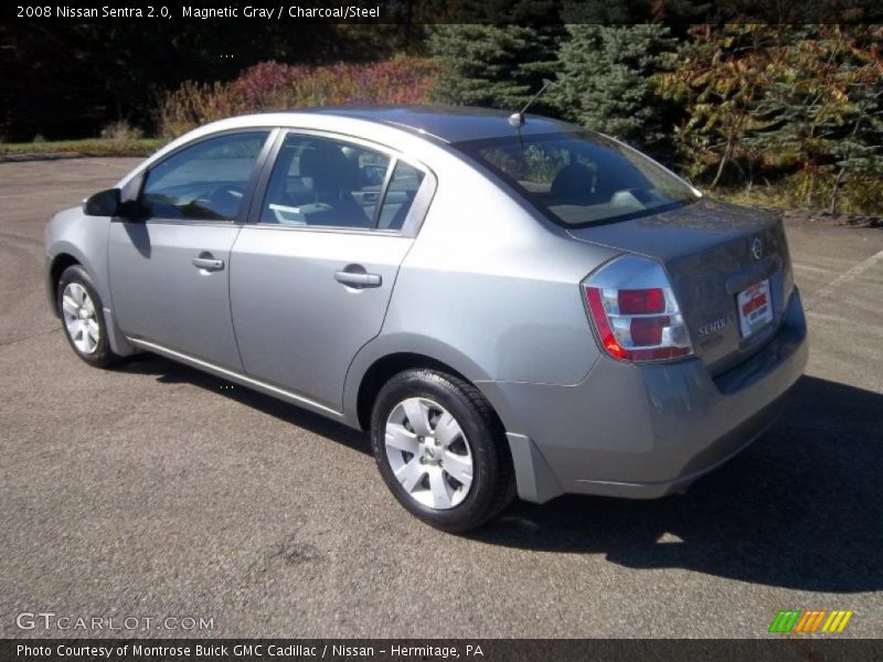 Magnetic Gray / Charcoal/Steel 2008 Nissan Sentra 2.0