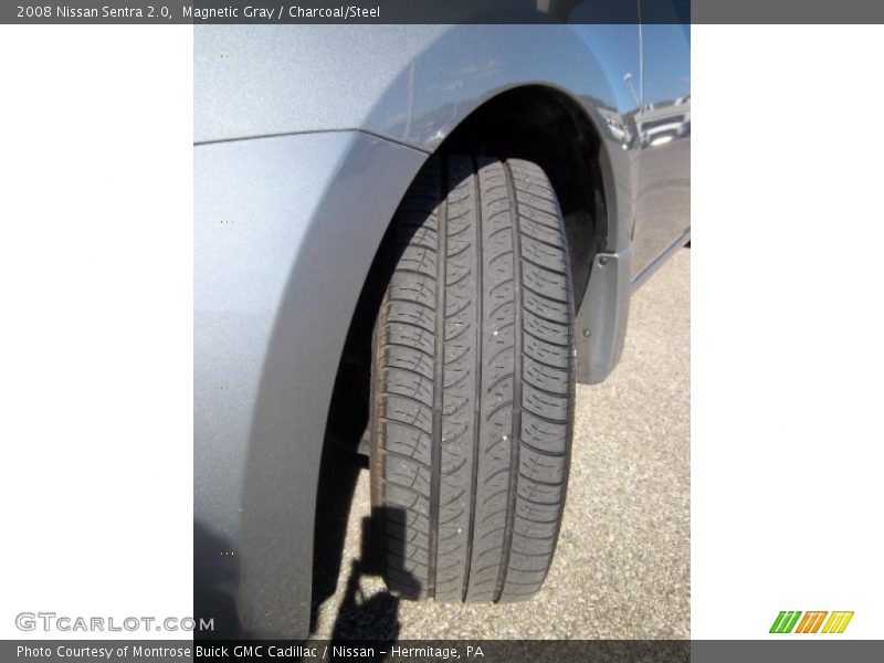 Magnetic Gray / Charcoal/Steel 2008 Nissan Sentra 2.0
