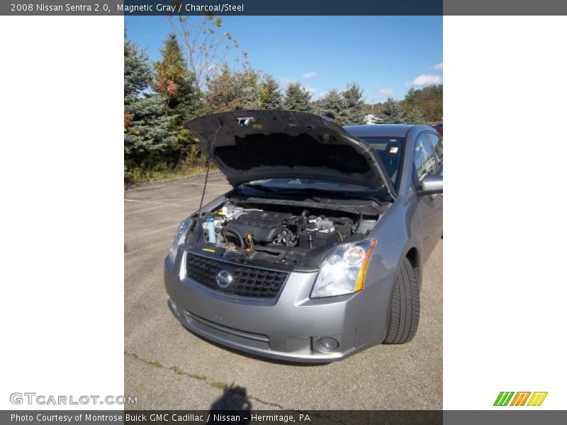 Magnetic Gray / Charcoal/Steel 2008 Nissan Sentra 2.0
