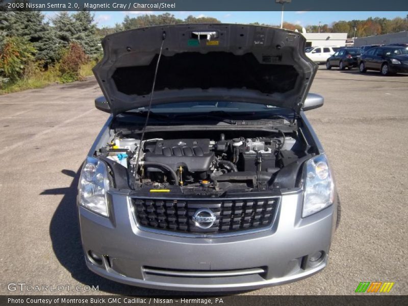 Magnetic Gray / Charcoal/Steel 2008 Nissan Sentra 2.0
