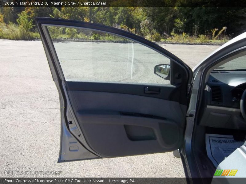 Magnetic Gray / Charcoal/Steel 2008 Nissan Sentra 2.0