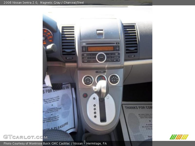 Magnetic Gray / Charcoal/Steel 2008 Nissan Sentra 2.0