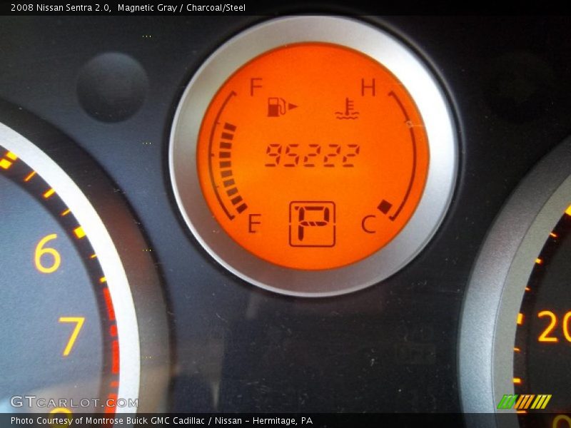 Magnetic Gray / Charcoal/Steel 2008 Nissan Sentra 2.0