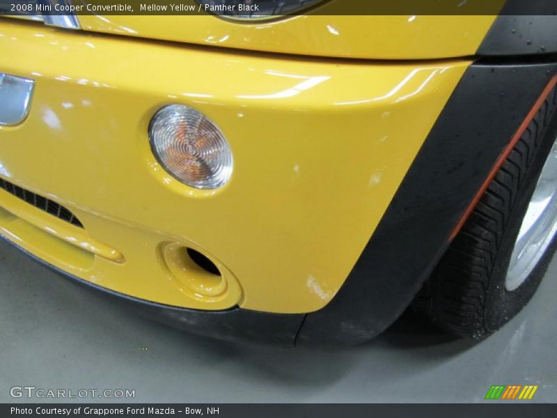 Mellow Yellow / Panther Black 2008 Mini Cooper Convertible