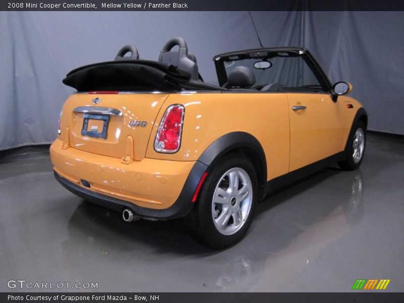 Mellow Yellow / Panther Black 2008 Mini Cooper Convertible
