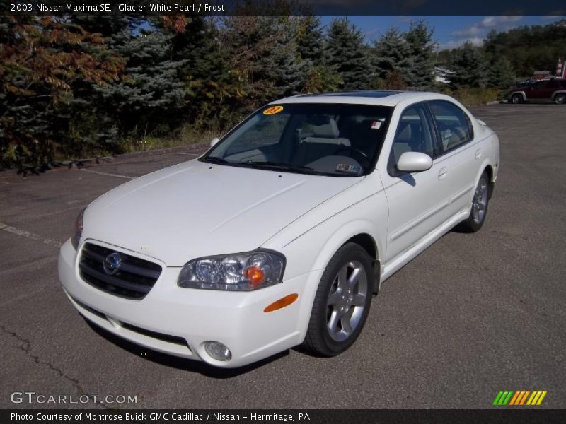 Glacier White Pearl / Frost 2003 Nissan Maxima SE