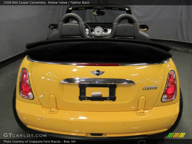 Mellow Yellow / Panther Black 2008 Mini Cooper Convertible