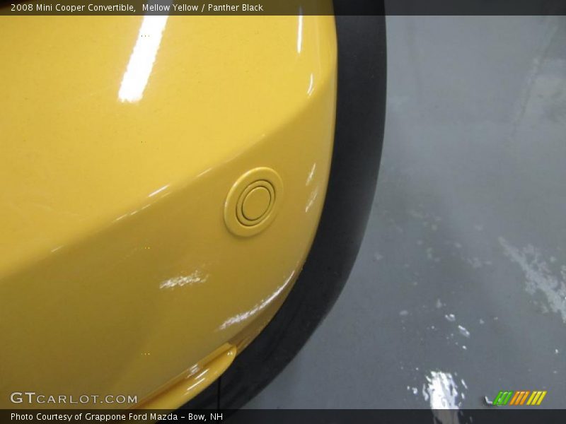 Mellow Yellow / Panther Black 2008 Mini Cooper Convertible