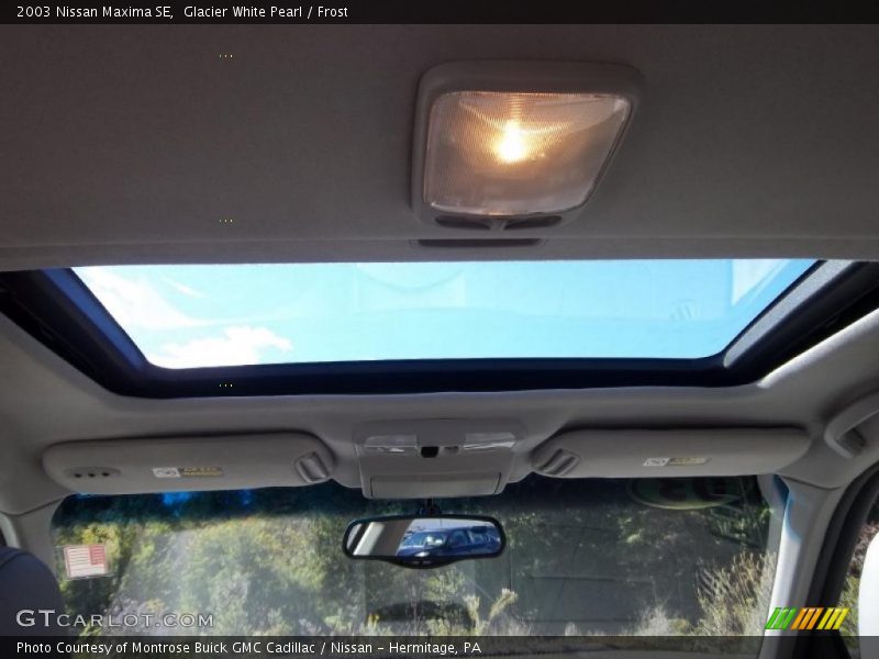 Glacier White Pearl / Frost 2003 Nissan Maxima SE