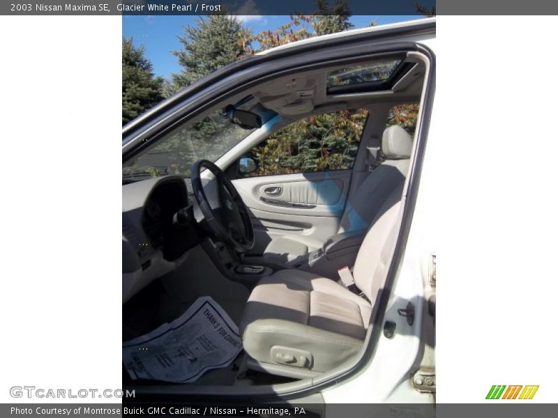 Glacier White Pearl / Frost 2003 Nissan Maxima SE