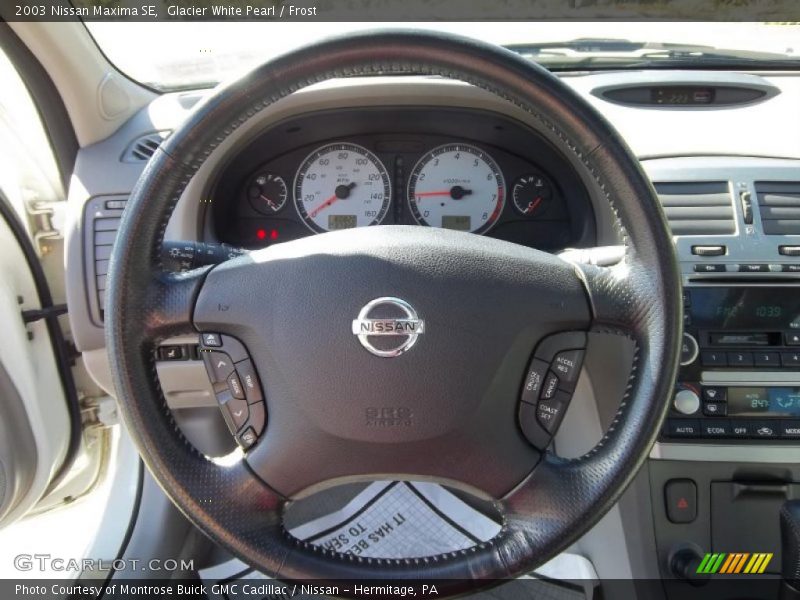 Glacier White Pearl / Frost 2003 Nissan Maxima SE