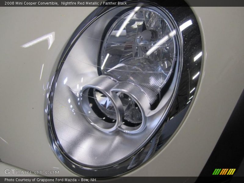 Nightfire Red Metallic / Panther Black 2008 Mini Cooper Convertible