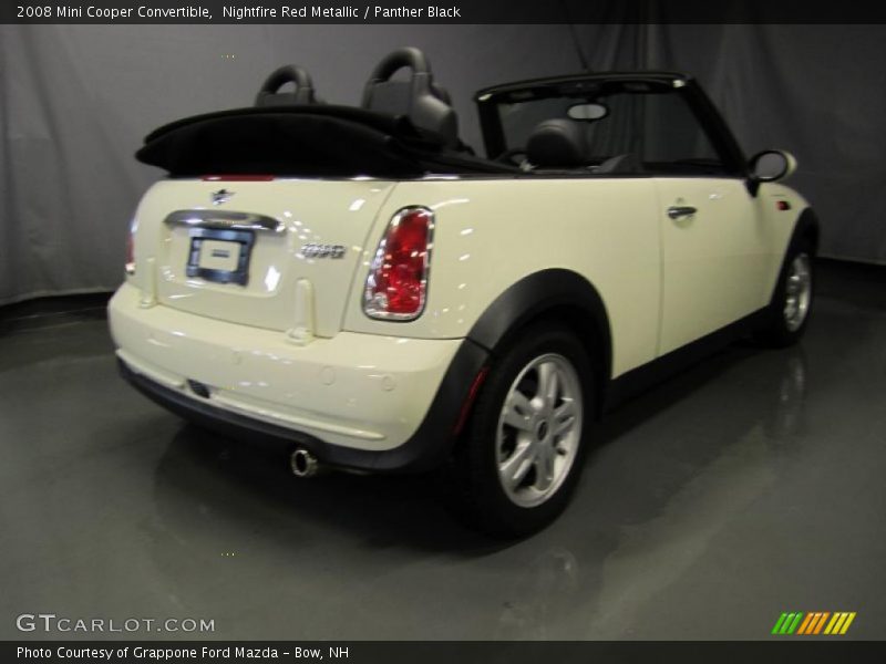 Nightfire Red Metallic / Panther Black 2008 Mini Cooper Convertible