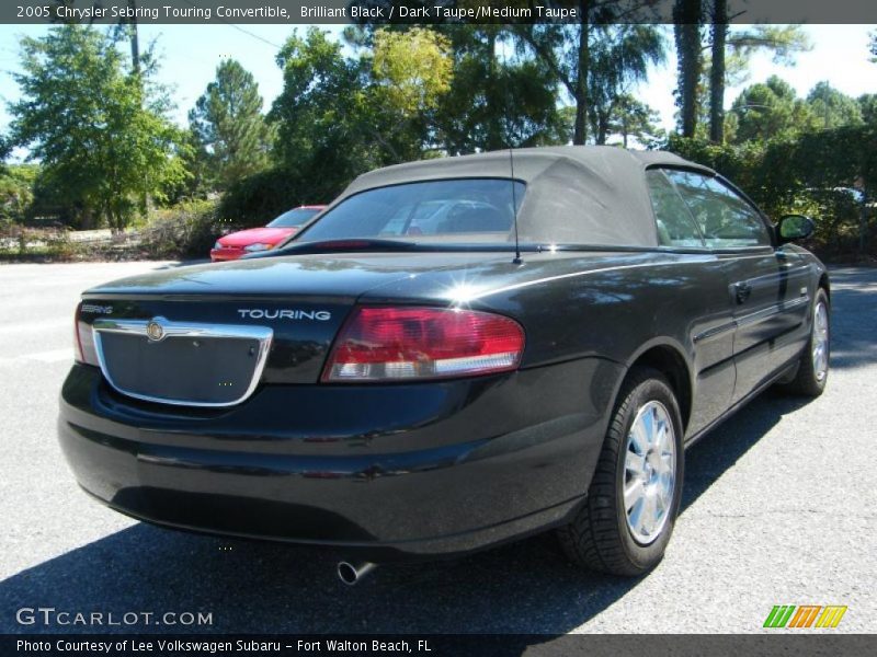 Brilliant Black / Dark Taupe/Medium Taupe 2005 Chrysler Sebring Touring Convertible