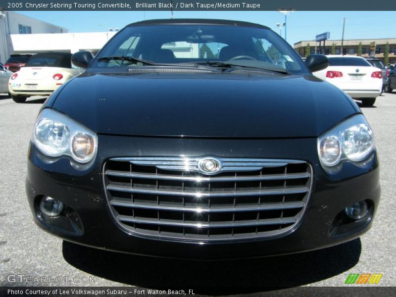 Brilliant Black / Dark Taupe/Medium Taupe 2005 Chrysler Sebring Touring Convertible