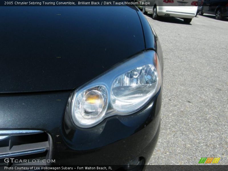 Brilliant Black / Dark Taupe/Medium Taupe 2005 Chrysler Sebring Touring Convertible